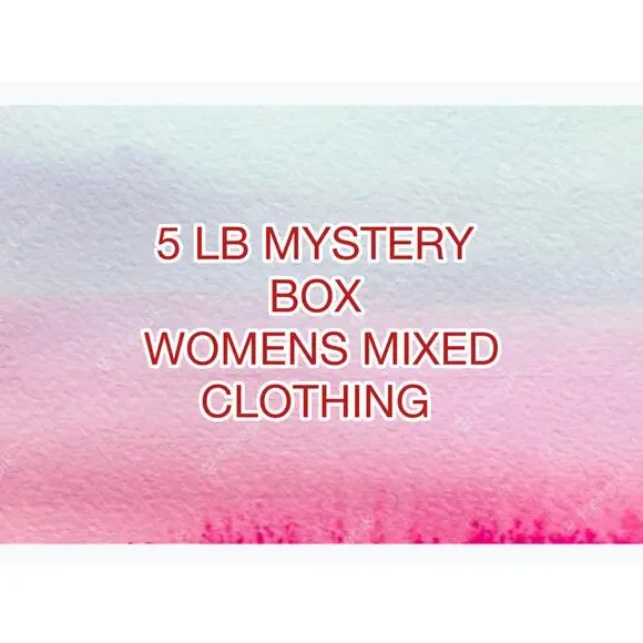 Women Mixed Lot Clothing Box Sz. 3X/4X5lb NWT-Like Newvarious Brands